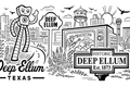 Deep Ellum Texas Magnet