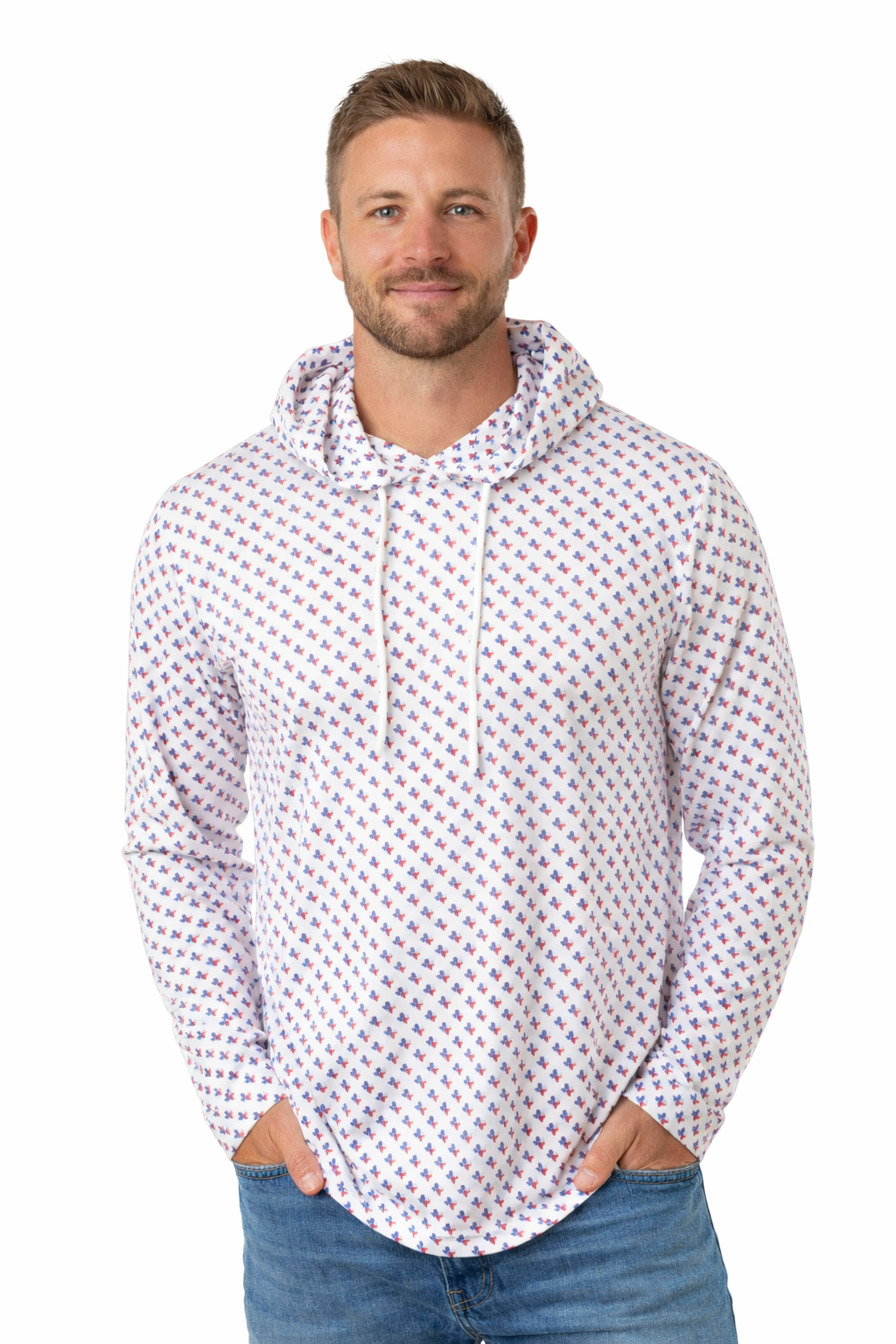 Texas Flag in the Shape of Texas Performance Hoodie – Texas Life Outfitters