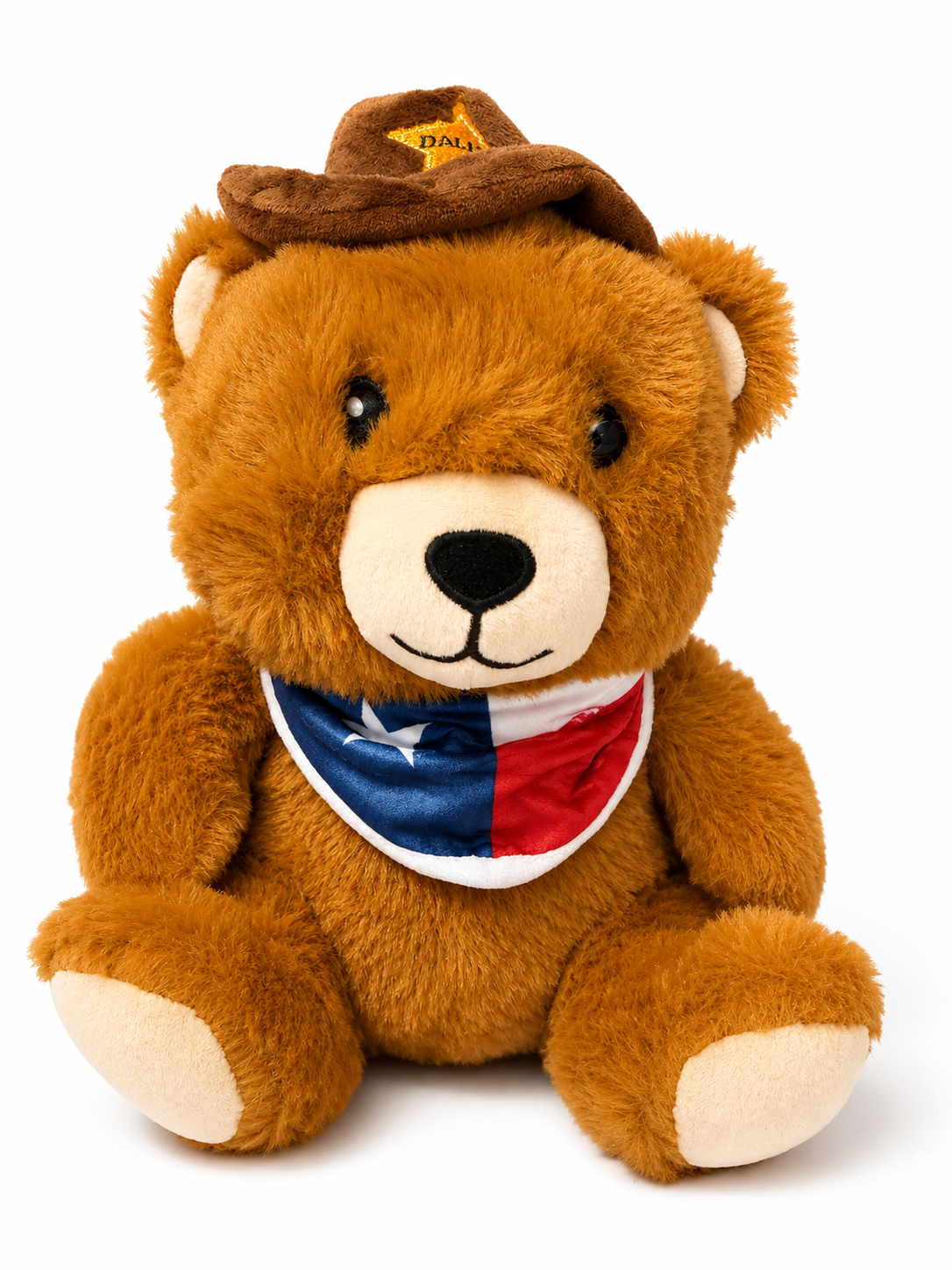 Texas Life's Teddy Bear mascot plush