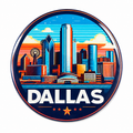 Dallas Skyline Texas -  Image, Magnet