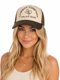 Cowboy Company  Retro 2-Tone  Natural Black Cap Hat
