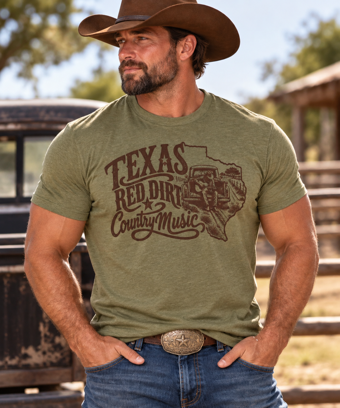 Red Dirt Country Music T-shirt