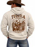 Tequila Cowboy Good Times, Strong Spirits, No Bad Days, Heavyweight Hoodie Sweatshirt