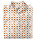 11 Texas State Performance Polo White/Orange