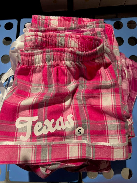 Women's 100% COTTON DOUBLE-BRUSHED FLANNEL BOXER Texas Chenille