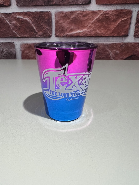 Texas Neon Shot Glass