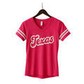 Texas Script Women's V-Neck T-Shirt