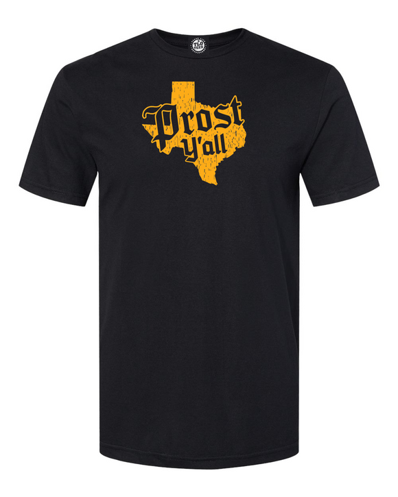 Black New Prost Y'all T-Shirt Cheers to Oktoberfest