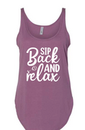 Sip Back And Relax Festival Tank Top