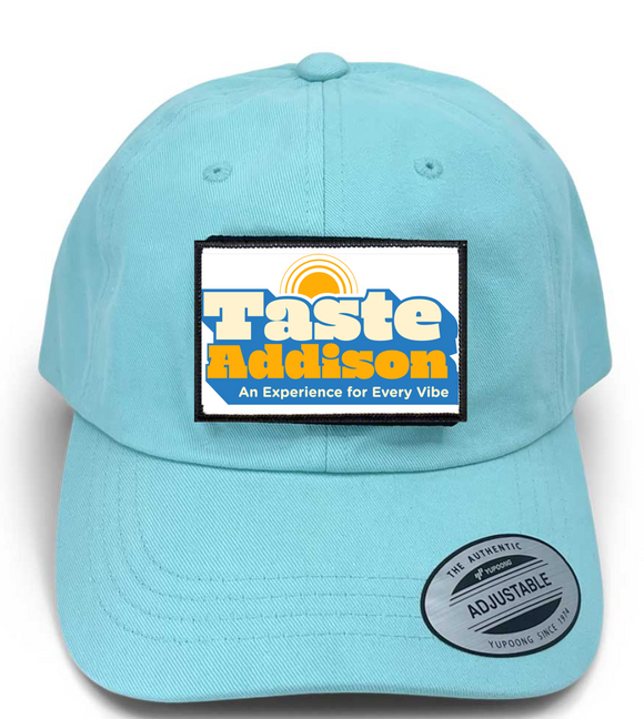 Taste Addison Patch DAD HAT WITH A PULL PATCH SNAPBACK - Turquoise