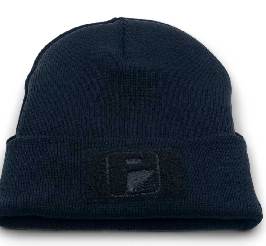 Black  Beanie with Patch