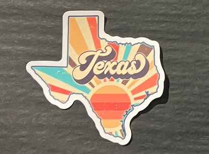Texas Sunrise Sticker