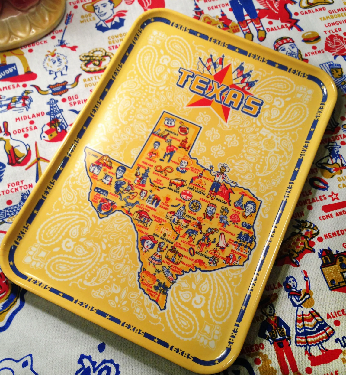 Texas Artist Kaye Passow Tray