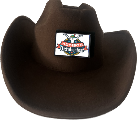 Patch  Cowboy Hat Brown -  Premium Flexfit Hat