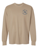 Texas Flag  Back Heavyweight oversized Long Sleeve T-shirt