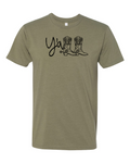 Y'all with Boots T-shirt