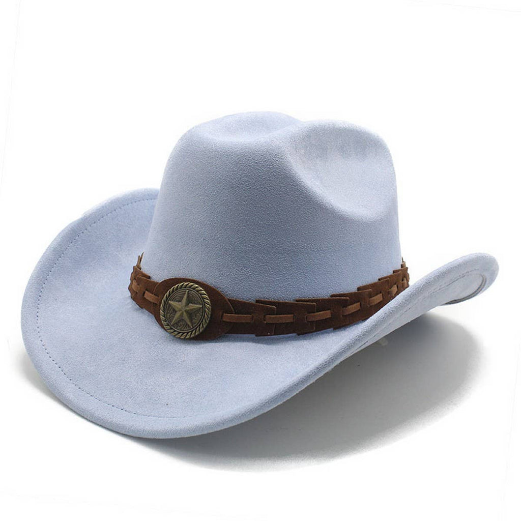 SUEDE FELT HAT COWBOY HAT MEN'S WOOL HAT FELT HAT_CWAH2510