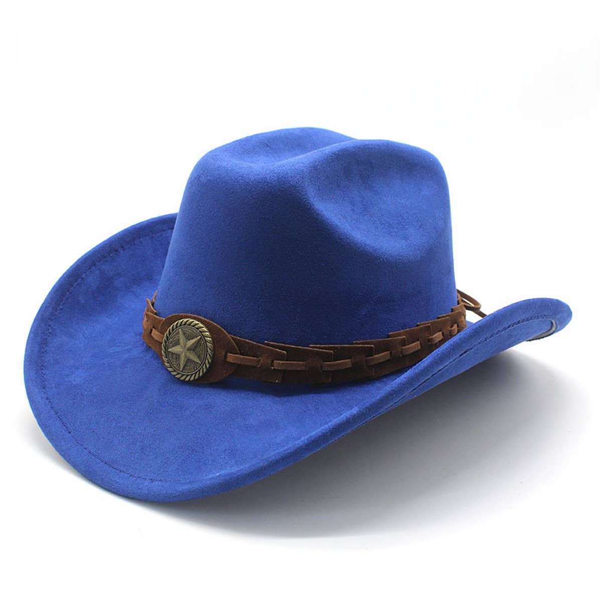 SUEDE FELT HAT COWBOY HAT MEN'S WOOL HAT FELT HAT_CWAH2510