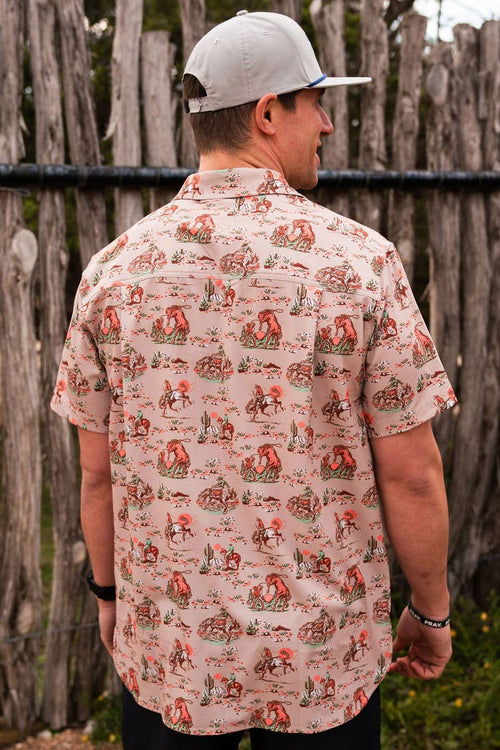 Burlebo Cowboy Up Performance Button-up