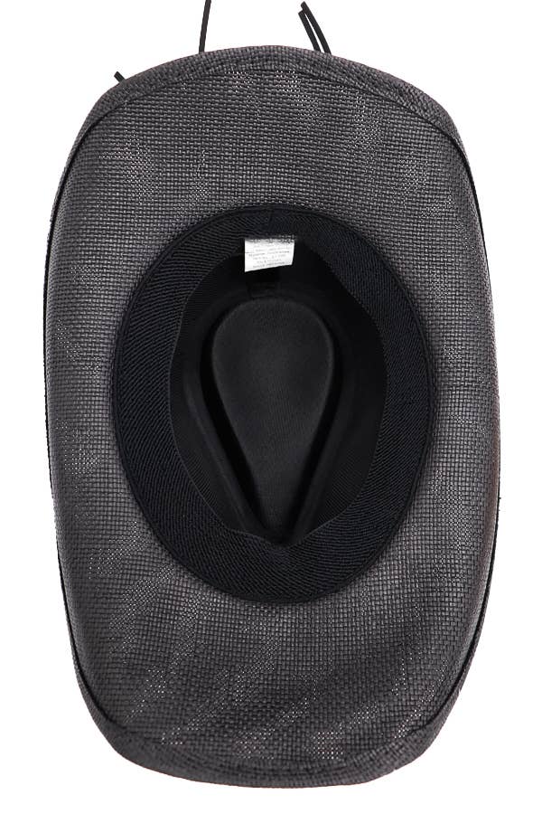 Fort Worth Stockyards Longhorn Western Cowboy Hat: BLACK / ONE SIZE