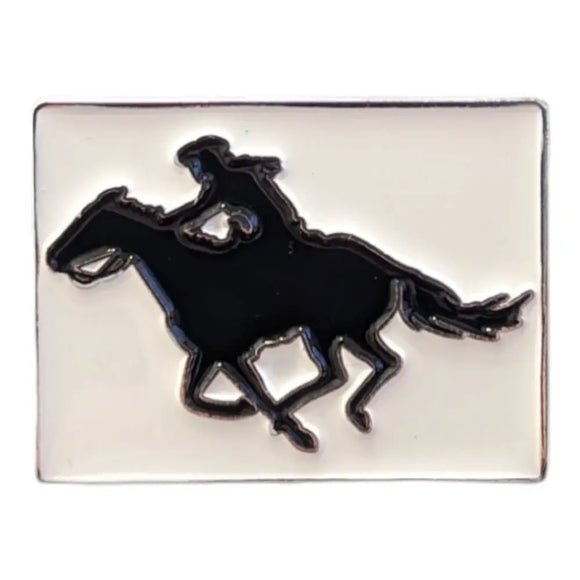 Sturdy Magnetic Cowgirl Pin - Style Riding Cowgirl