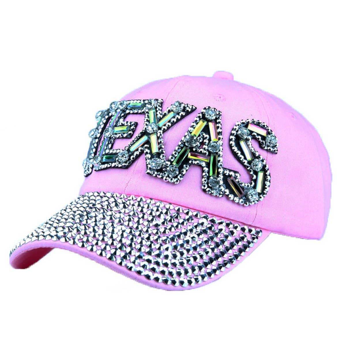 TEXAS Bling EMBROIDERED STUDDED BASEBALL
