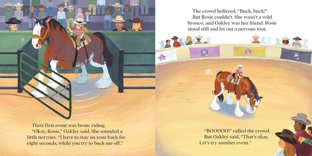 Rosie's Wild Ride : Chasing Big Rodeo Dreams Board Book