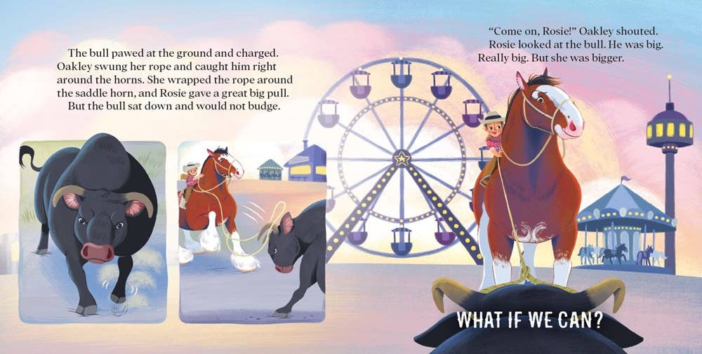 Rosie's Wild Ride : Chasing Big Rodeo Dreams Board Book