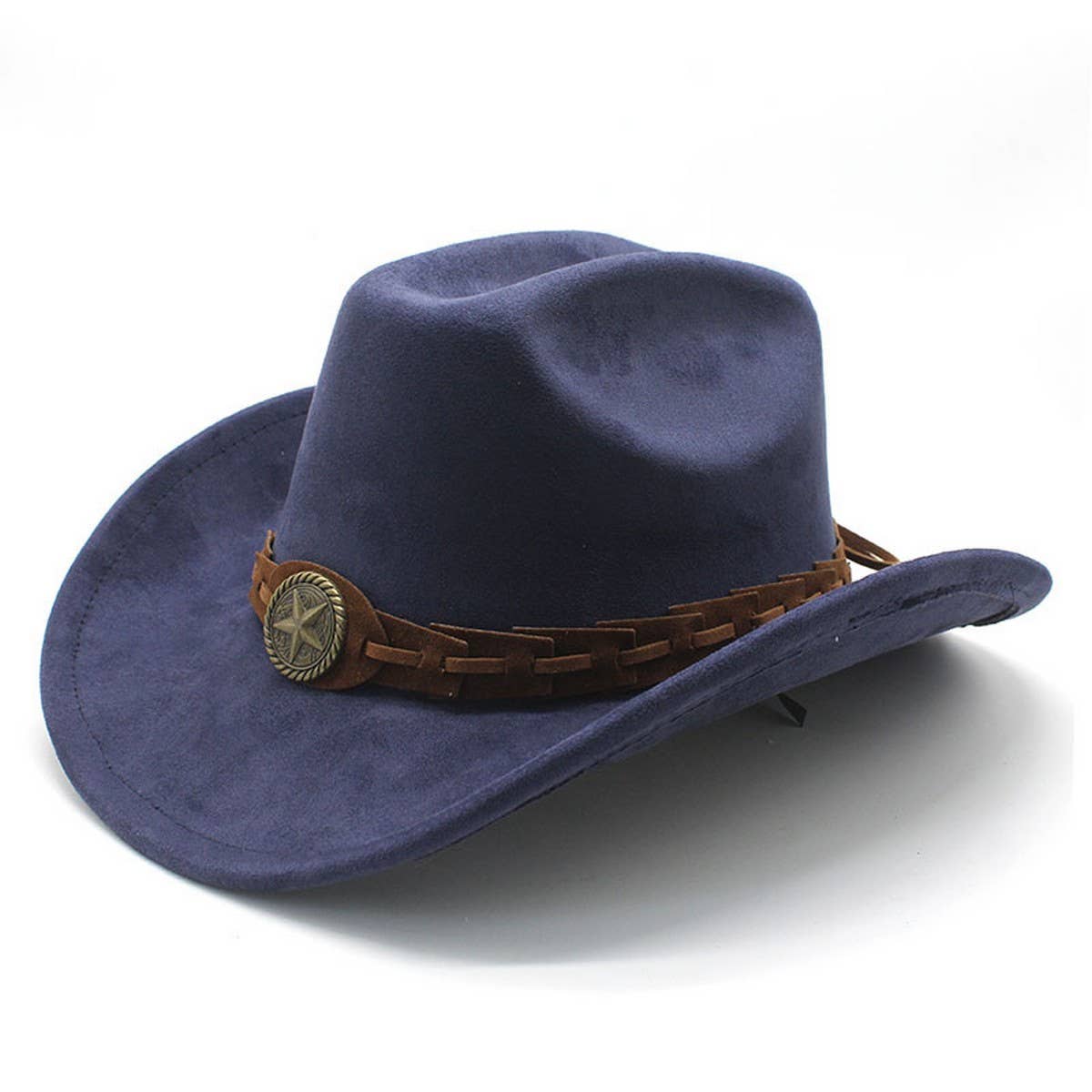 SUEDE FELT HAT COWBOY HAT MEN'S WOOL HAT FELT HAT_CWAH2510