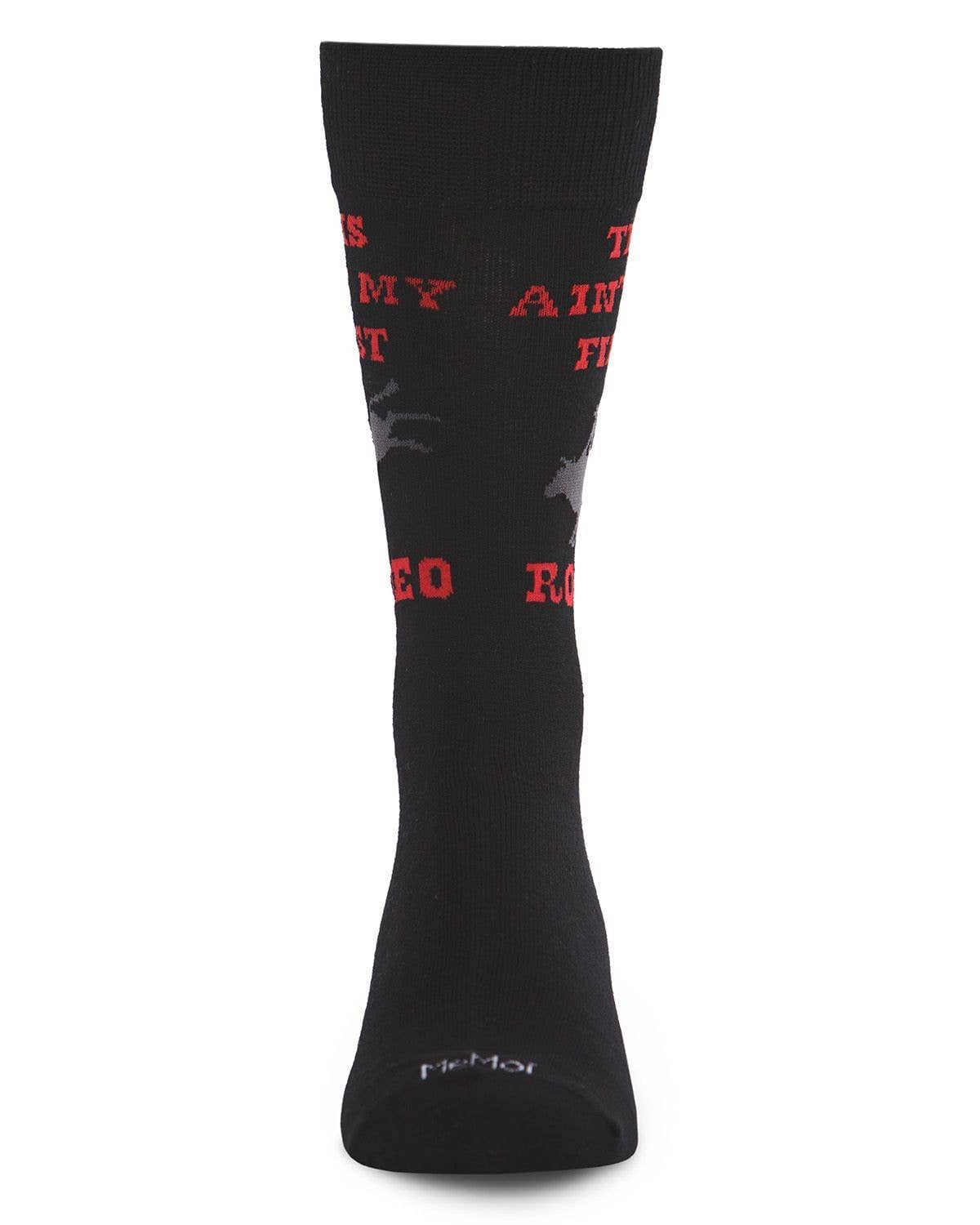 MeMoi Rodeo Bamboo Blend Men's Crew Socks