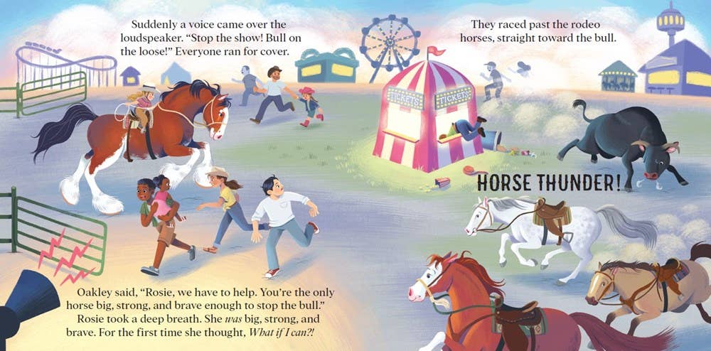 Rosie's Wild Ride : Chasing Big Rodeo Dreams Board Book