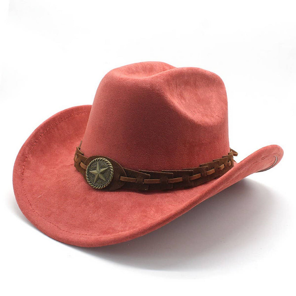 SUEDE FELT HAT COWBOY HAT MEN'S WOOL HAT FELT HAT_CWAH2510
