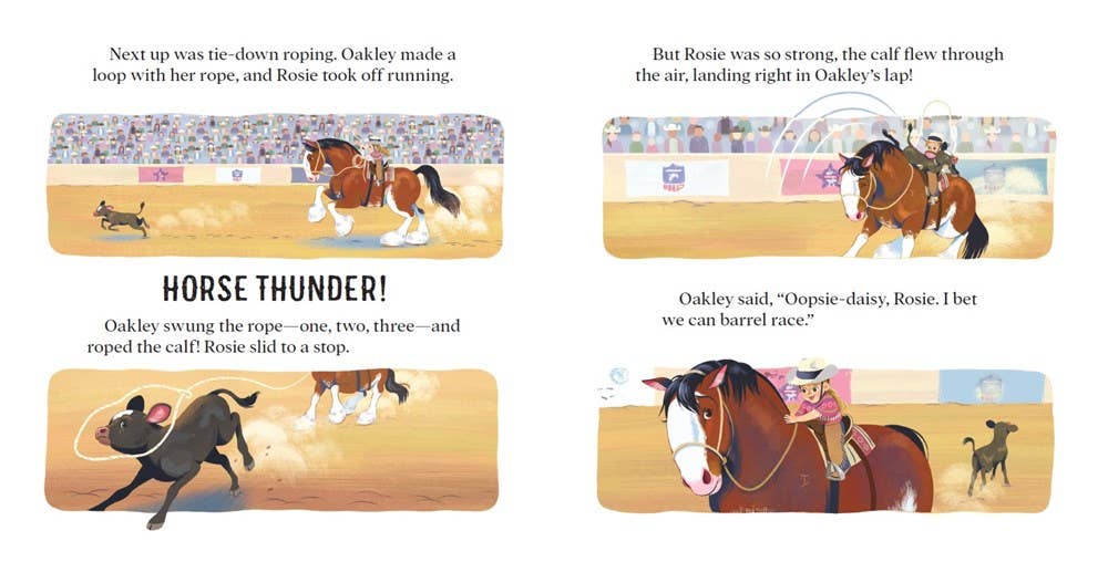 Rosie's Wild Ride : Chasing Big Rodeo Dreams Board Book