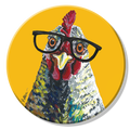 Magnet: Chicken Glasses
