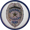 Sturdy Magnetic Police Pin - Style Police Dept