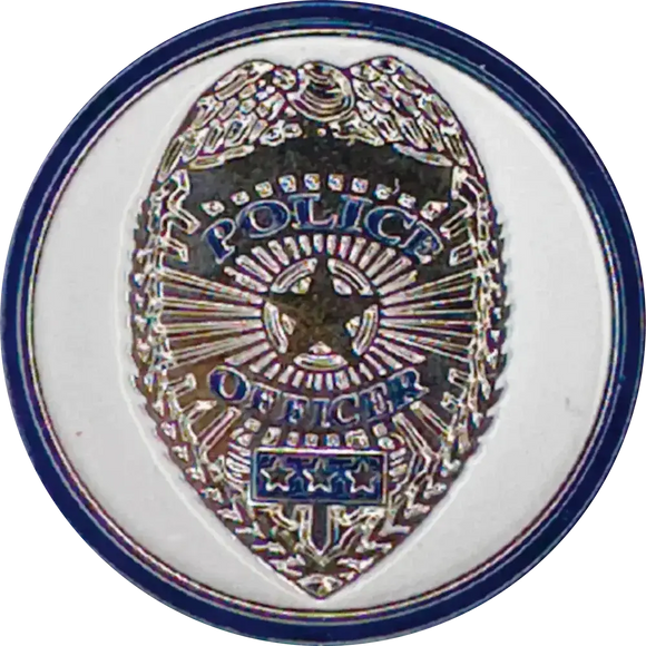Sturdy Magnetic Police Pin - Style Police Dept