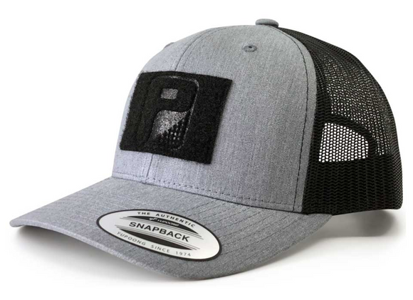 Heather Black Snap Back Hat