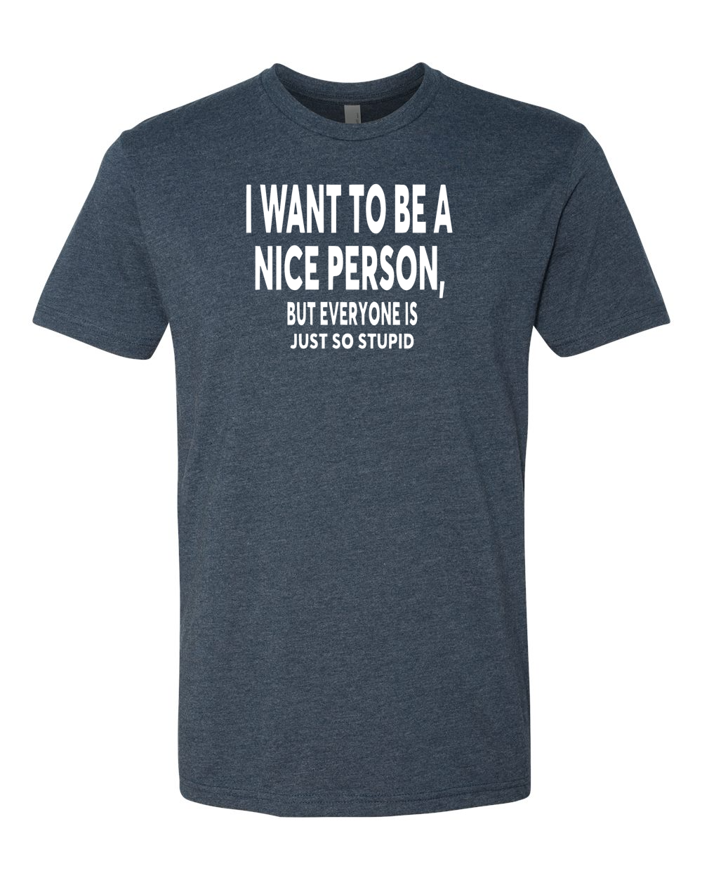 5-27 I want be a nice person, but everyone is so stupid T-shirt