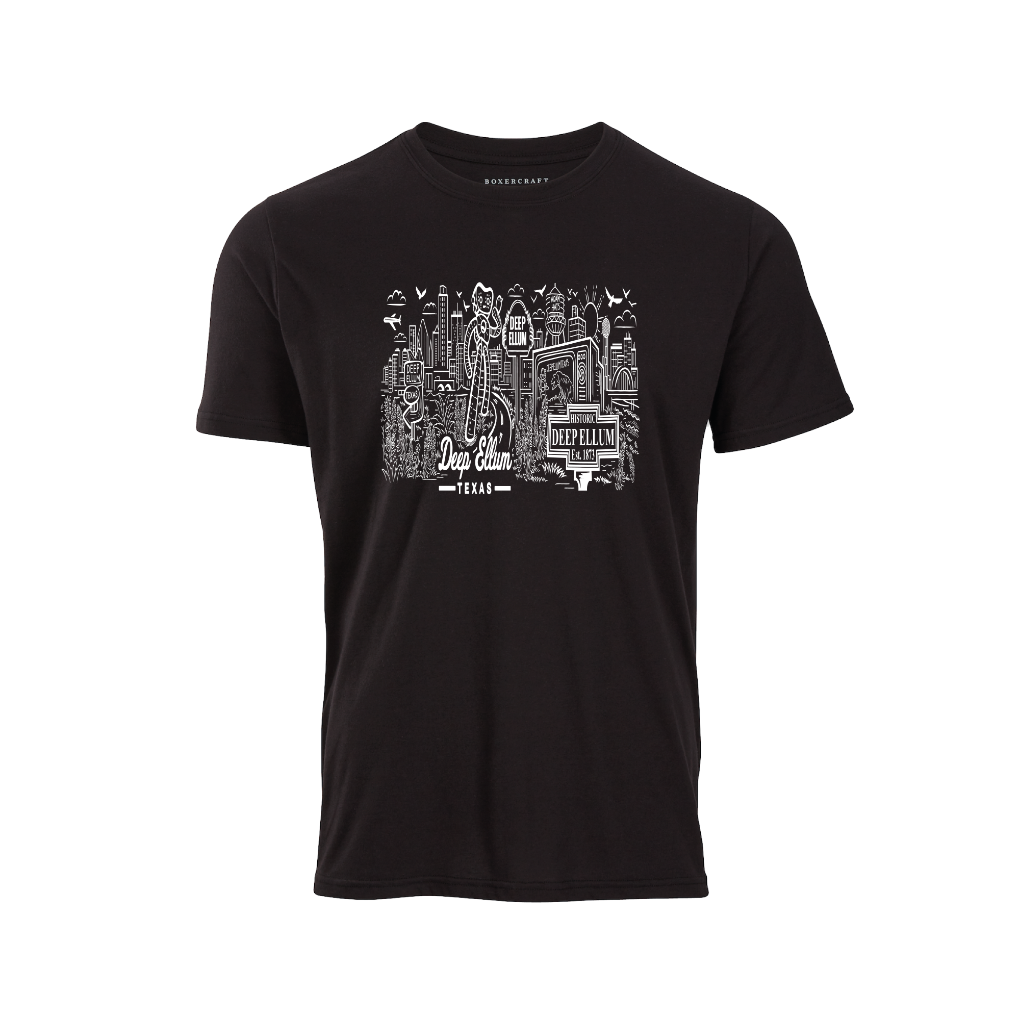 Deep Ellum Texas Icons T-shirt