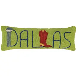 Dallas Wool Hooked Pillow