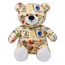 9" Texas United Teddy Bear