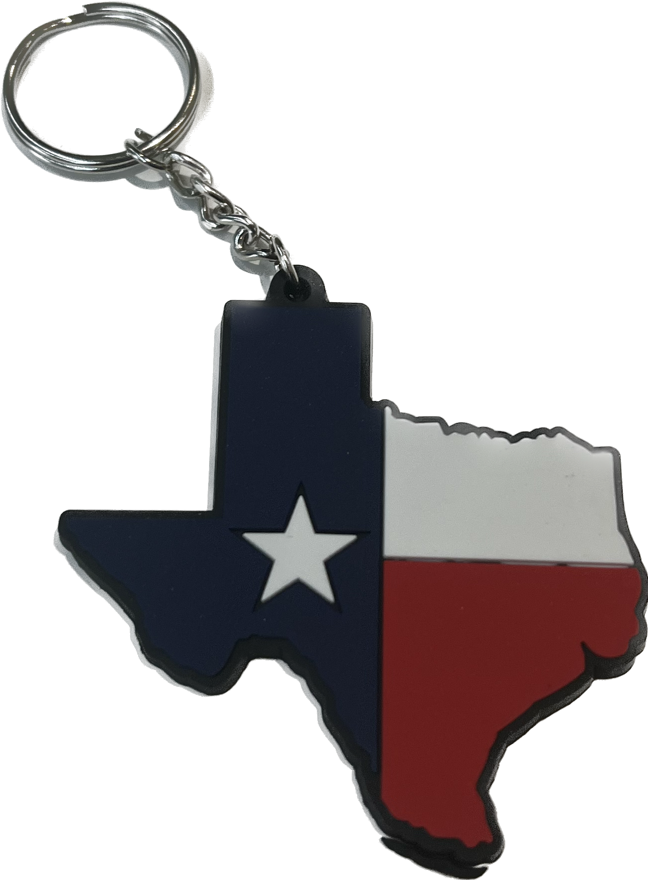 Texas- PVC/Rubber Keychain