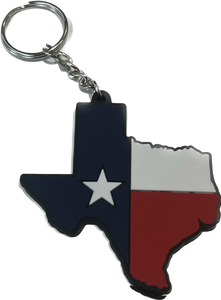 Texas- PVC/Rubber Keychain