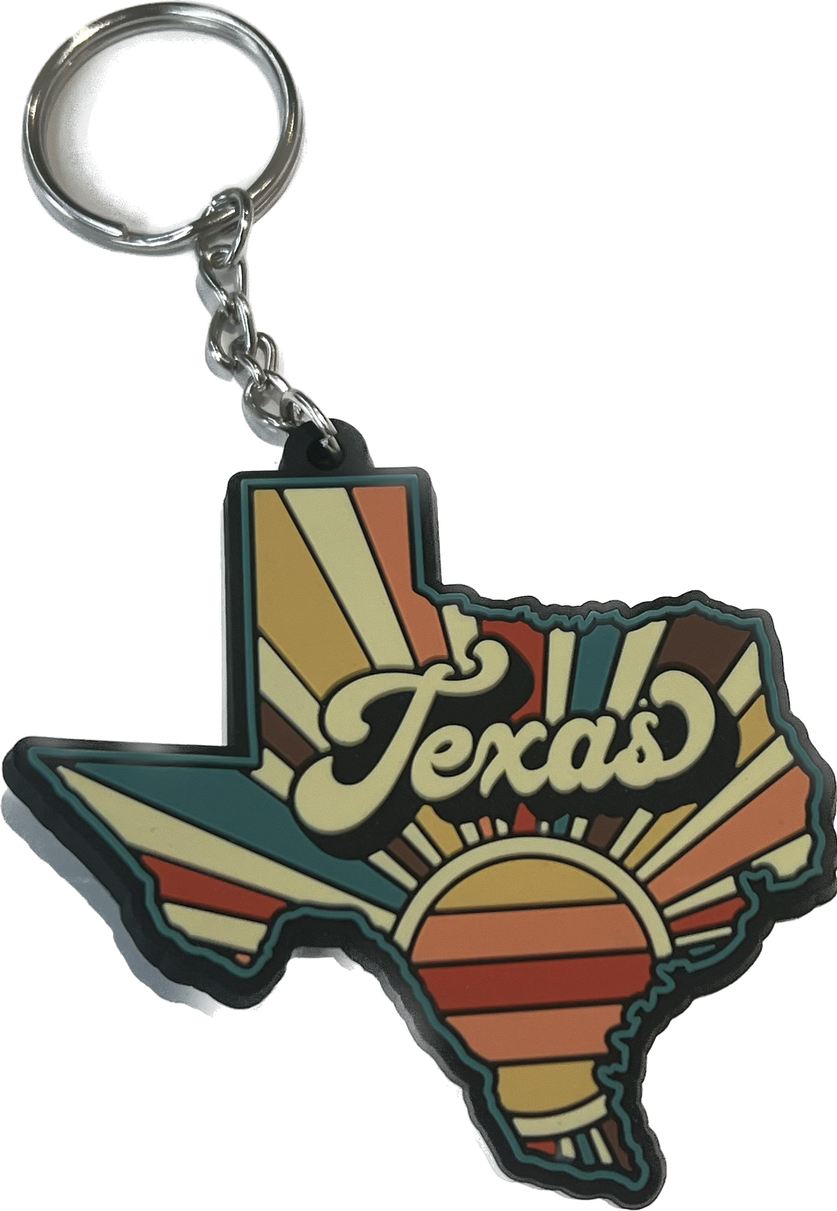Texas Pvc Texas Sunshine - PVC/Rubber Keychain – Texas Life Outfitters