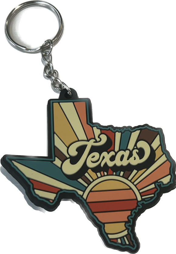 Texas Sunshine - PVC/Rubber Keychain