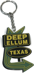 Deep Ellum  - PVC/Rubber Keychain