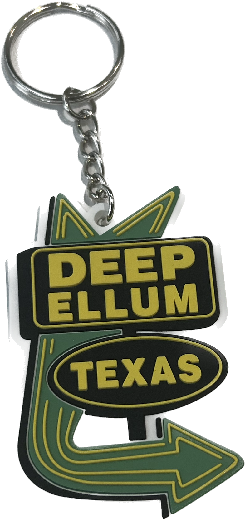 Deep Ellum  - PVC/Rubber Keychain