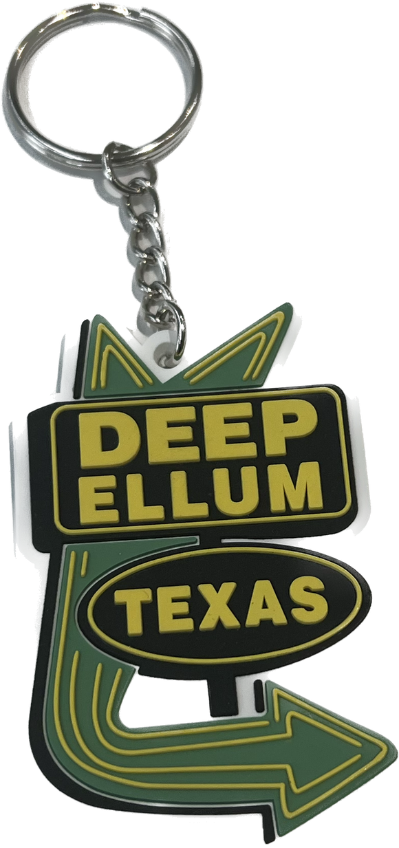 Deep Ellum  - PVC/Rubber Keychain