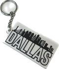 Dallas Texas Skyline - PVC/Rubber Keychain