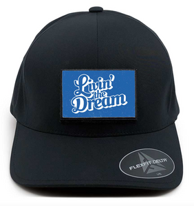 Living The Dream Black - Delta Premium Flexfit Hat